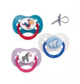 *Пустушка Canpol 22/595 Animals силіконова кругла 0-6 м.