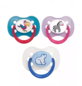 *Пустушка Canpol 22/596 Animals силіконова кругла 6-18 м.