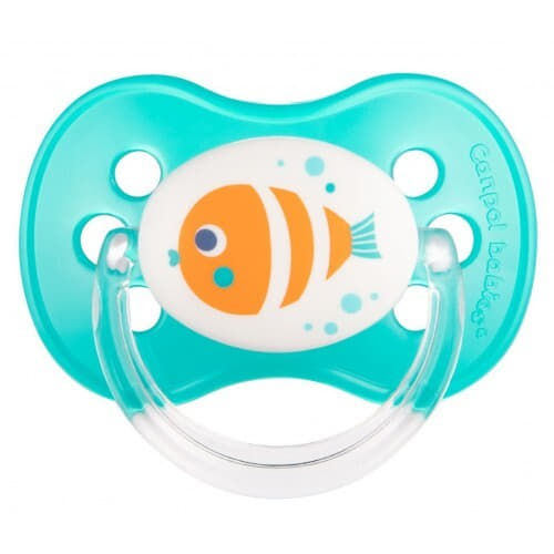 *Пустышка Canpol силиконовая круглая Nature 6-18 м