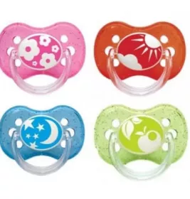 *Пустышка Canpol силиконовая круглая Nature 6-18 м