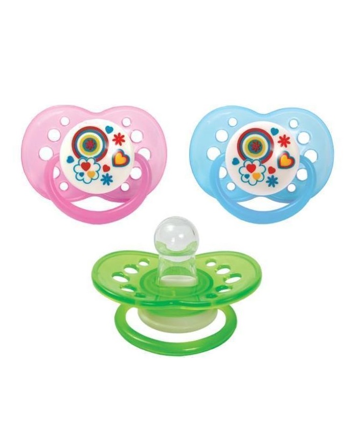 Пустушка Lindo А031 силіконова кругла 6-12 міс