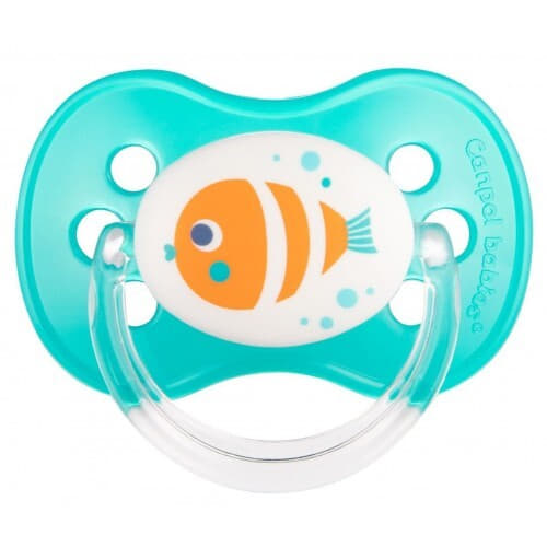 *Пустышка Canpol 22/410 силиконовая круглая Brokat 0-6 мес