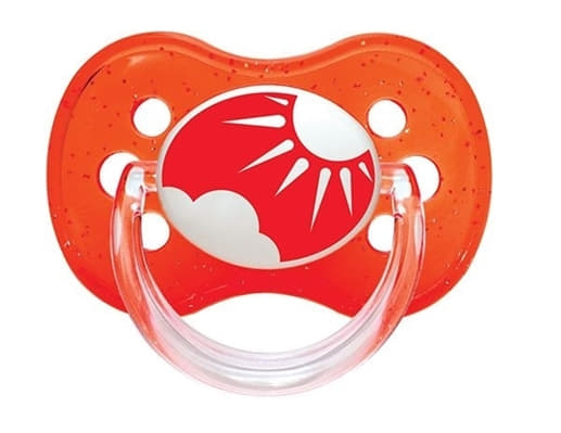 *Пустышка Canpol 22/410 силиконовая круглая Brokat 0-6 мес