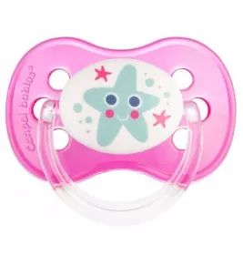 *Пустышка Canpol 22/410 силиконовая круглая Brokat 0-6 мес