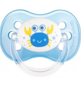 *Пустышка Canpol 22/410 силиконовая круглая Brokat 0-6 мес