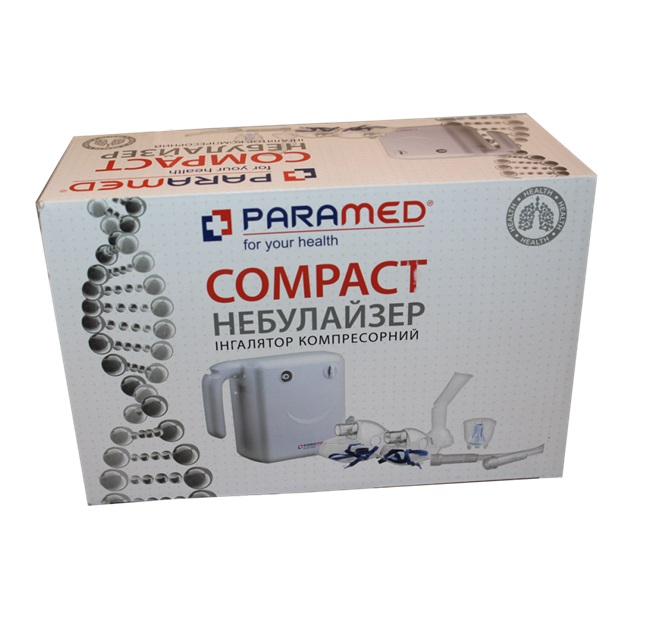 *Ингалятор (Небулайзер) Paramed Compact компрессорный