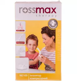 *Інгалятор Rossmax NE 100 Небулайзер компресорний