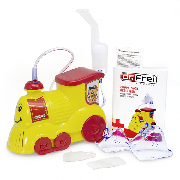 *Інгалятор Dr.Frei Turbo Train компресорний