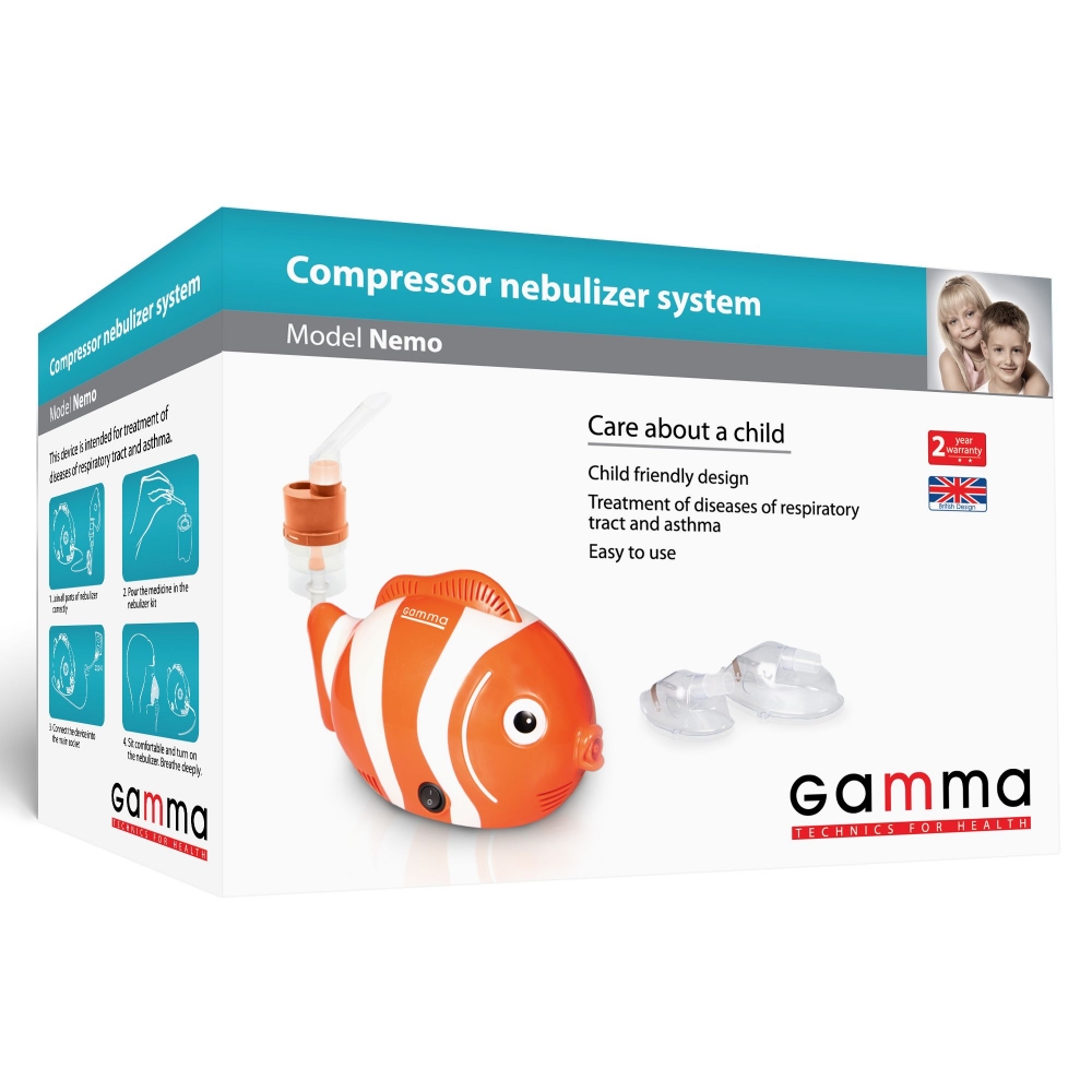 *Ингалятор Gamma Nemo компрессорный *Ингалятор Gamma Nemo компрессорный