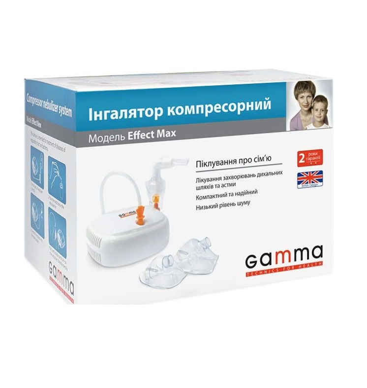 Ингалятор Gamma Effect Max компресорный Ингалятор Gamma Effect Max компресорный