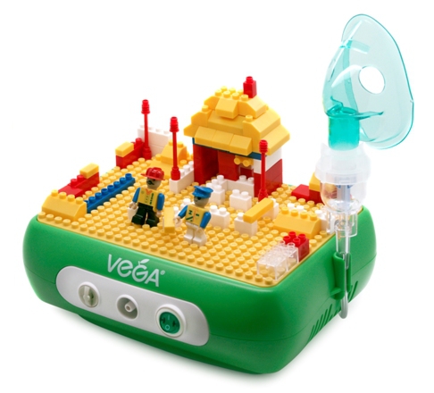 *Інгалятор Vega CN-03D Небулайзер конструктор компресорний