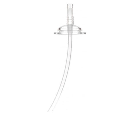 *Силиконовая непроливающая трубочка Canpol