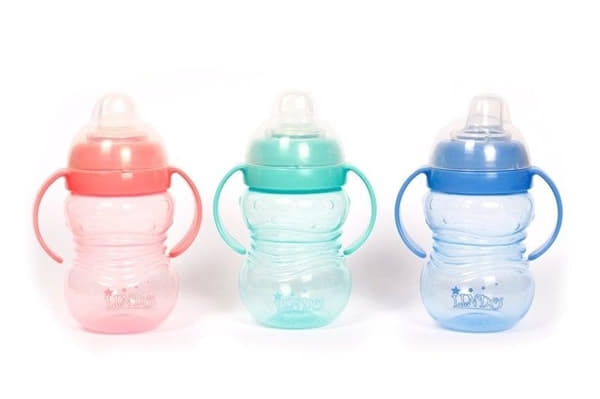 Поїльник-непроливайка Lindo з ручками та силіконовим носиком від 6 міс. 270 мл