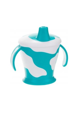 Кружка-непроливайка Canpol 31/404_tur Корівка бірюзова