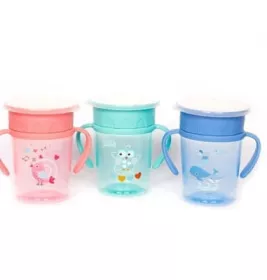 Стакан-непроливайка Lindo з ручками 270мл