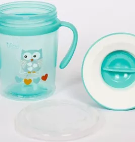 Стакан-непроливайка Lindo з ручками 270мл