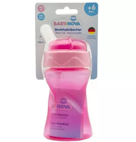 Чашка Baby-nova з трубочкою