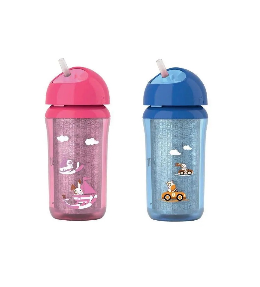 *Термочашка Avent 766/00 з трубочкою 12+ міс 260мл