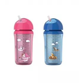 *Термочашка Avent 766/00 з трубочкою 12+ міс 260мл