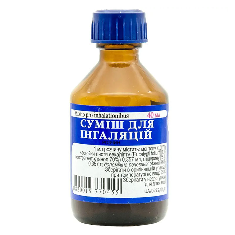 *Суміш д/інгaляцій флак. 40мл Фітофарм