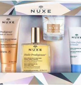 *Набір NUXE Краса з НЮКС (Чудова олія для душу 100мл + Чудова суха олія 100мл + Крем-Фреш крем 30мл)