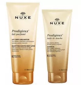 *Набір NUXE (Чудове молочко для тіла200мл+Чудова олія д/душу100мл)