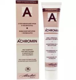 Крем для обличчя відбілюючий з УФ-фільтром Ахромін 45мл