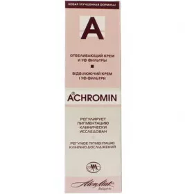 Крем для обличчя відбілюючий з УФ-фільтром Ахромін 45мл
