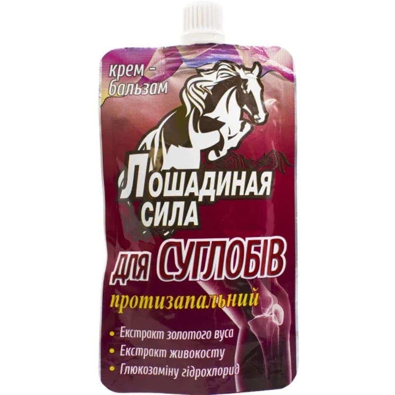 Крем-бальзам Лошадиная сила для суглобів протизапальний 100мл