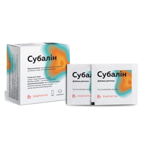 *Субалін саше №10