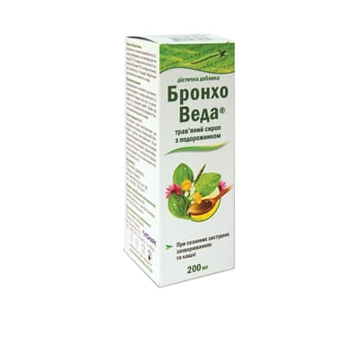 *Бронхо Веда сироп подорожник флак. 200мл