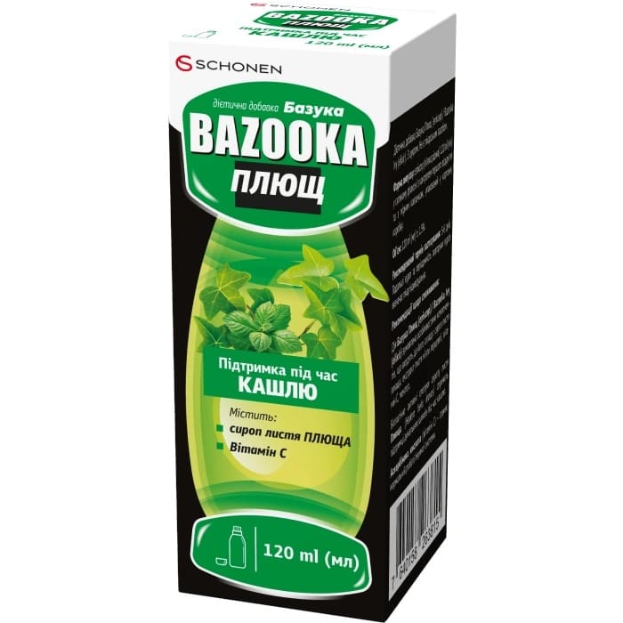 *Базука Плющ эликсир фл.120мл