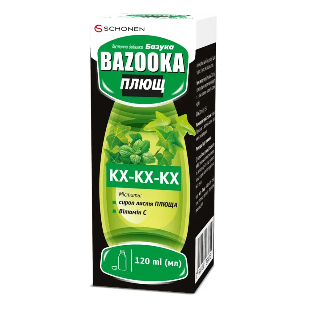 *Базука Плющ еліксир фл.120мл 