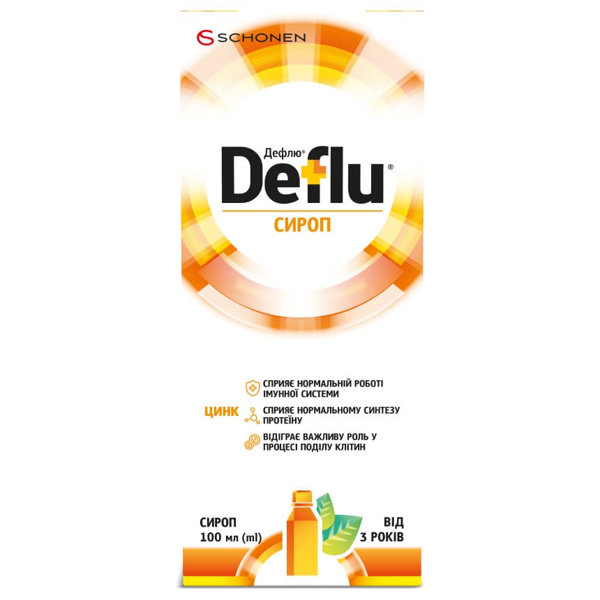 Дефлю сироп флак. 100мл