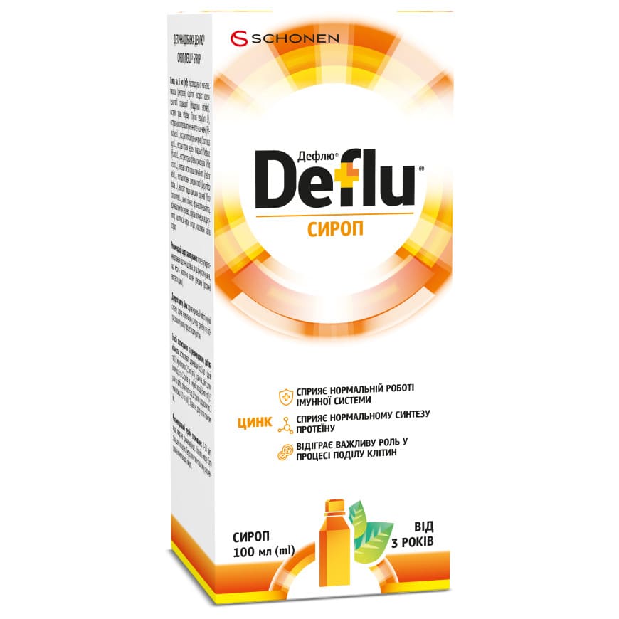 Дефлю сироп флак. 100мл