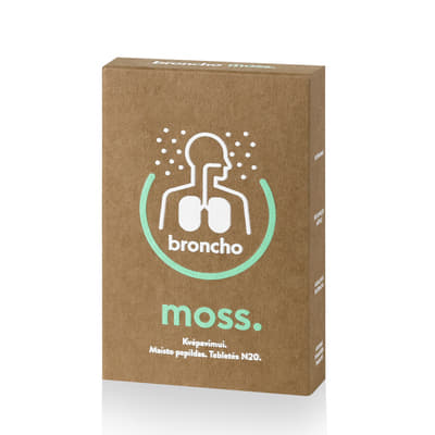 *БронхоМосс таблетки от кашля BronchoMoss №20