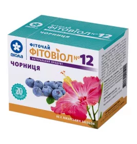 *Фиточай ФИТОВИОЛ №12 Черника по 1,5г №20