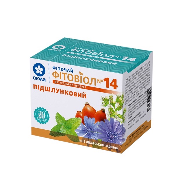 *Фиточай ФИТОВИОЛ №14 Поджелудочный по 1,5г №20 *Фиточай ФИТОВИОЛ №14 Поджелудочный по 1,5г №20