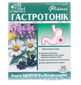 *Фиточай Ключи Здоровья №60 Гастротоник 1,5г ф/п №20