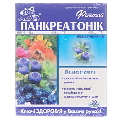 *Фіточай Ключі здоров'я Панкреатонік підшлунковий пакетик 1,5 №20