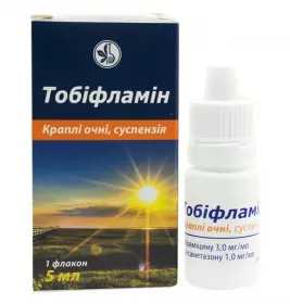 Тобіфламін суспензія краплі очні 5 мл у флаконе 1 шт.