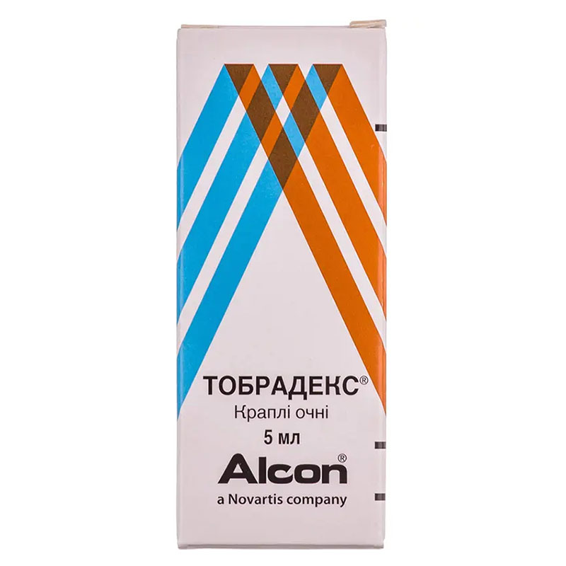 Тобрадекс капли глазные по 5 мл во флаконе 1 шт.