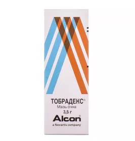 Тобрадекс мазь очна по 3.5 г у тубах 1 шт.