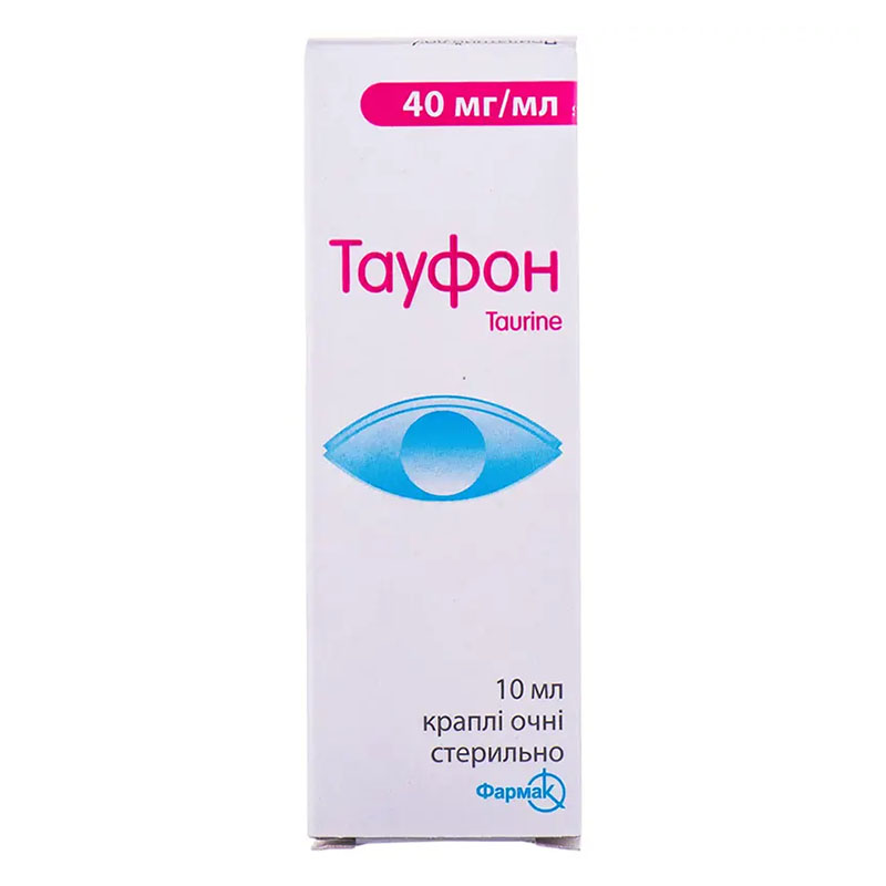 Тауфон краплі очні 4% по 10 мл у флаконі 1 шт. - Фармак