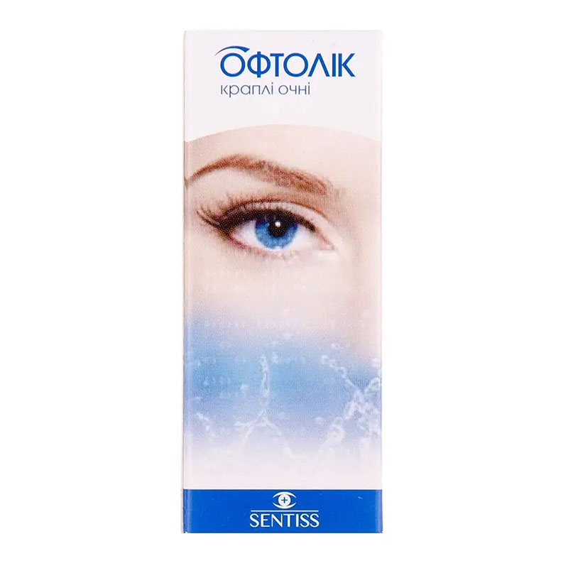 Офтолік краплі по 10 мл у флаконі 1 шт.