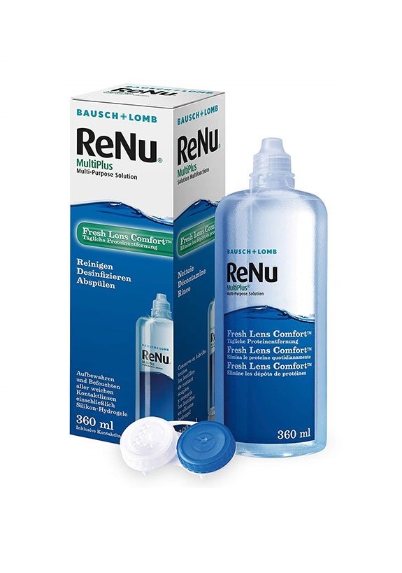Раствор RENU MultiPlus для линз 360мл Раствор RENU MultiPlus для линз 360мл