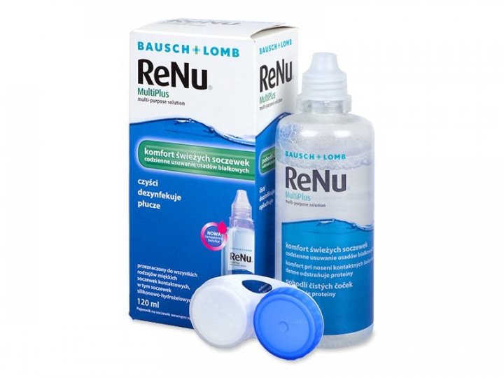 Раствор RENU MultiPlus для линз 120 мл Раствор RENU MultiPlus для линз 120 мл