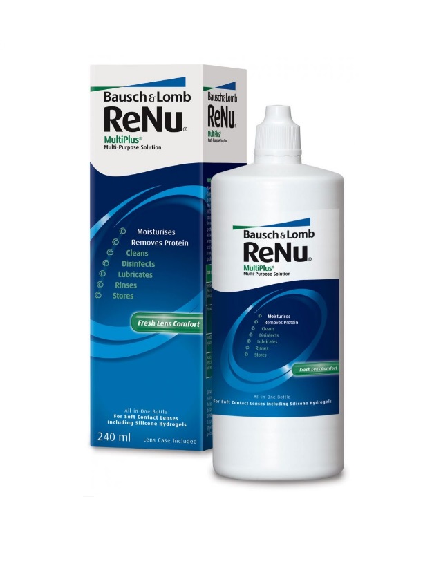 Раствор RENU MultiPlus для линз 240 мл Раствор RENU MultiPlus для линз 240 мл