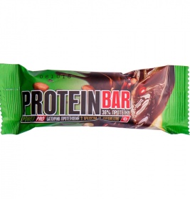 Батончик Power Pro Protein Bar 36% протеїну з арахісом та карамеллю 40 г
