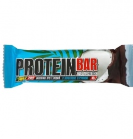*Батончик Power Pro Protein Bar 36% протеина с кокосовой стружкой 40 г